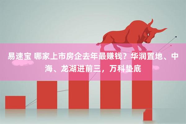 易速宝 哪家上市房企去年最赚钱？华润置地、中海、龙湖进前三，万科垫底