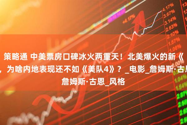 策略通 中美票房口碑冰火两重天！北美爆火的新《超人》，为啥内地表现还不如《美队4》？_电影_詹姆斯·古恩_风格