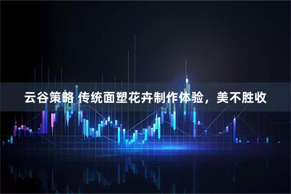 云谷策略 传统面塑花卉制作体验，美不胜收