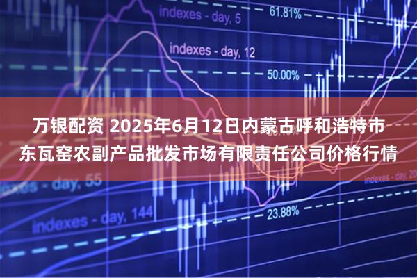 万银配资 2025年6月12日内蒙古呼和浩特市东瓦窑农副产品批发市场有限责任公司价格行情
