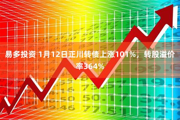 易多投资 1月12日正川转债上涨101%，转股溢价率364%